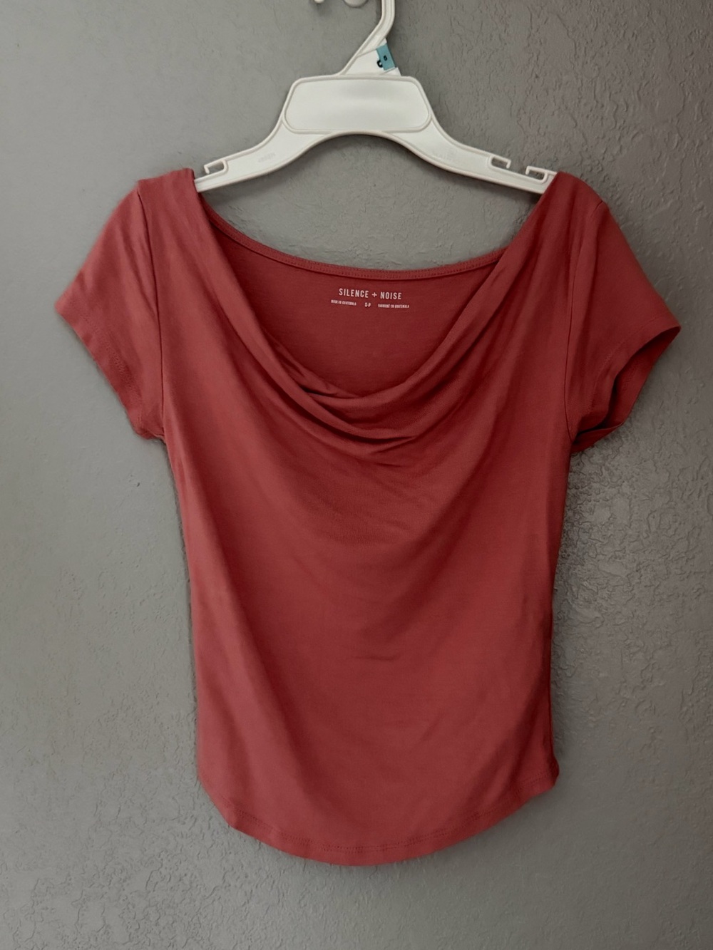 Urban Outfitters Silence & Noise Pink Cowl Top